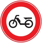 Mopet Giremez Levha İşareti